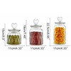 ECYC 650 ml Clear Glass Jar with Lovely Heart-Shaped Handle,