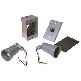 Hubbell-Bell 5883-5 Weatherproof Floodlight Kit, Grey