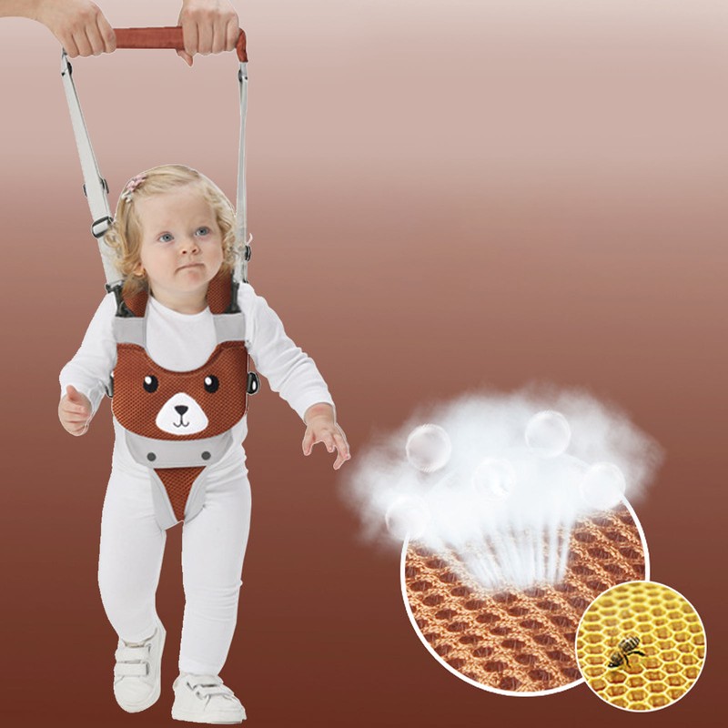 Toddler Walking Harness Assistant Breathable Handheld Walk Learning Helper for