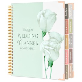 Wedding Planner for Bride: Planning Book and Organizer for Newly Engaged Couples 176 Pages Bridal Organizers Notebook with Sticker Checklists & Calendars for Bride To Be - Color: Tulip Planner