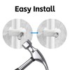 100 Pack Cable Clips, 8 mm White Flat Ethernet Wire