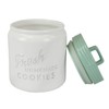DII Kitchen Accessories Collection Ceramics, Cookie Jar, Aqua