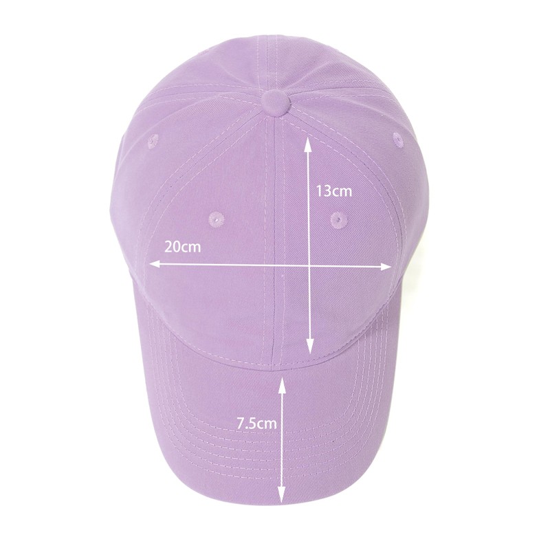 Cappellino da Baseball 100% Cotone, Cappello Uomo Donna Regolabile 55-60