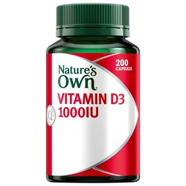 Nature's Own Vitamin D3 Cap X 200