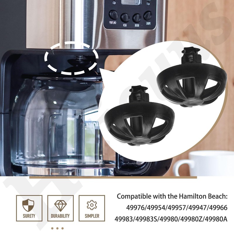 Coffee Machine Brew Basket Bottom Spring Loaded Stopper Kits for