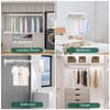 Kelisiting Wall Mounted Clothes Drying Rack, Laundry Drying Rack Wall