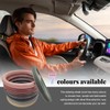 Yourkar Leather Steering Wheel Cover, Breathable Anti-Slip Car Steering Wheel