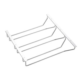 Dianoo ワイングラスラック キャビネット下 304ステンレススチール ワイングラスホルダー 脚付きグラスラック バーキッチン用 30cm 3列収納