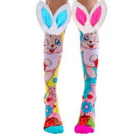 Crazy socks for Kids Squirrel 3D Cute Girls' Socks Knee length Novelty Fun Plush Shark Sewing