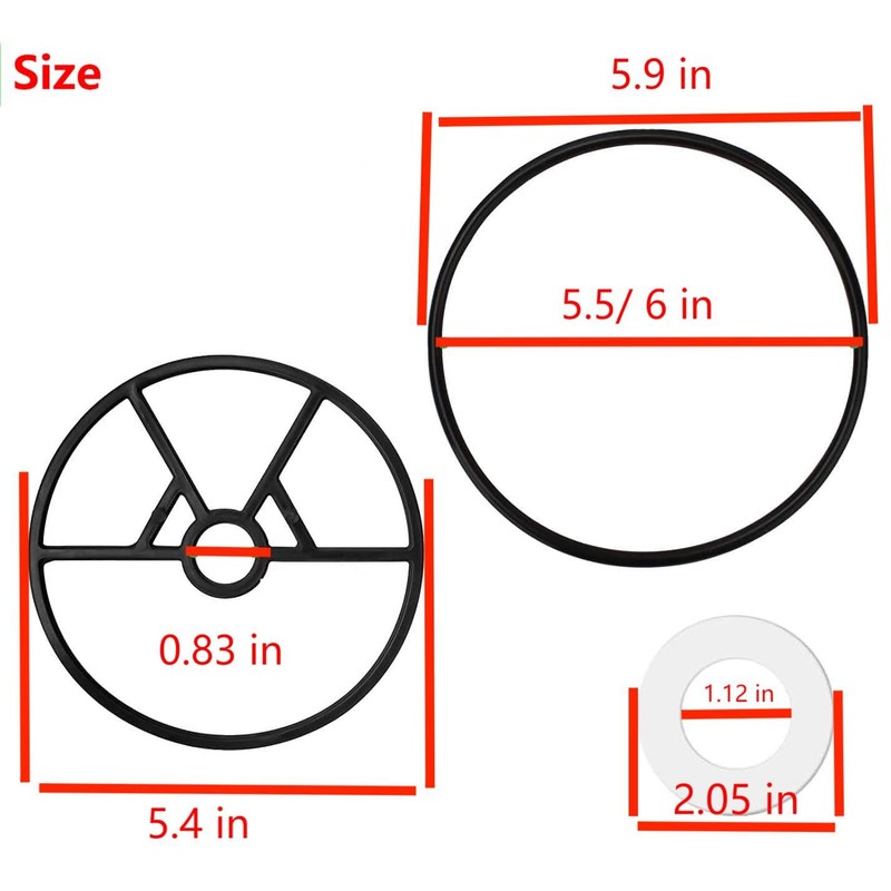 SP0714T Pool Filter Valve Seal Replacement Kit with Hayward Sp0714t