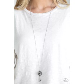 Paparazzi Jewelry Accessories - Got It On Lock - Black Necklace - Vintage