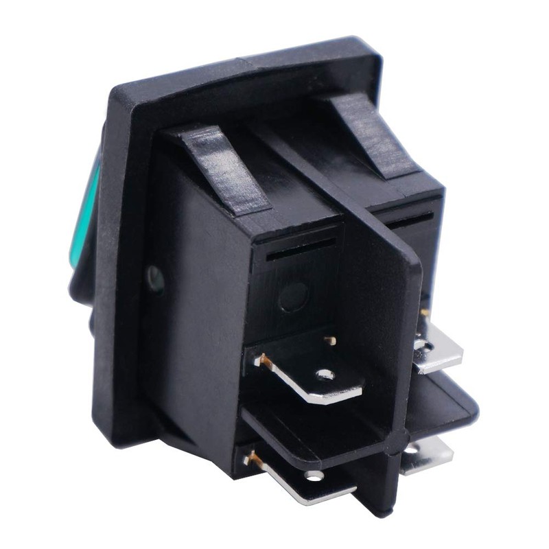 Taiss/2Pcs Waterproof Rocker Toggle Switch 16A 250V 20A 125V 4