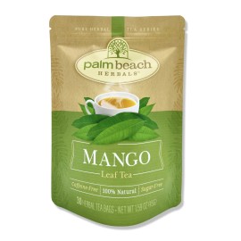 Undisclosed Mango Leaf Tea by Palm Beach Herbals | 30ct, Caffeine-Free