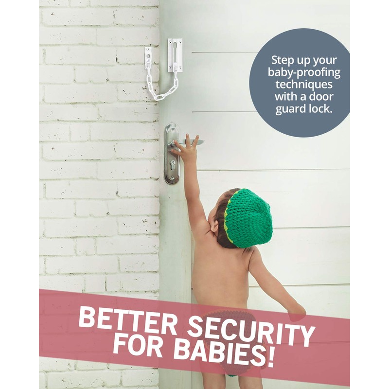 Jack N’ Drill Chain Door Guard with Lock - 2