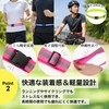 高輝度反射ベルト 1本（オレンジ）ランニング 自転車用反射ベルト タスキ 夜間 視認性アップ 反射バンド 反射材使用 NYANDELMO ND-0474-R03-OR