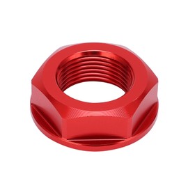 Wheel Hub Axle Nuts, M22x1.5 Aluminum Wheel Axle Lock Nut Motorcycle Parts Replacement for for for Suzuki(Red)