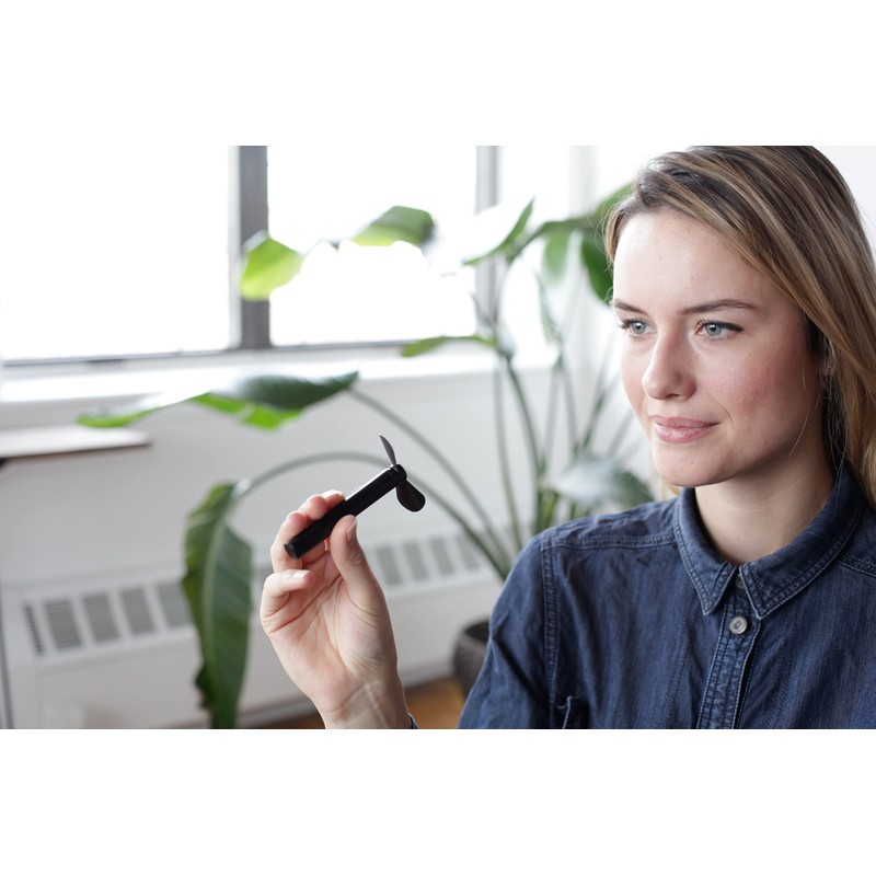 Kikkerland Handheld The Super Mini Compact Portable Brass Metal Pocket