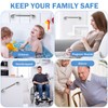 Therwen 6 Pack Grab Bars for Bathtubs and Showers Shower