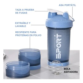 Shaker Para Proteina Botella Para Gym Productos Deportivos                                                                                            