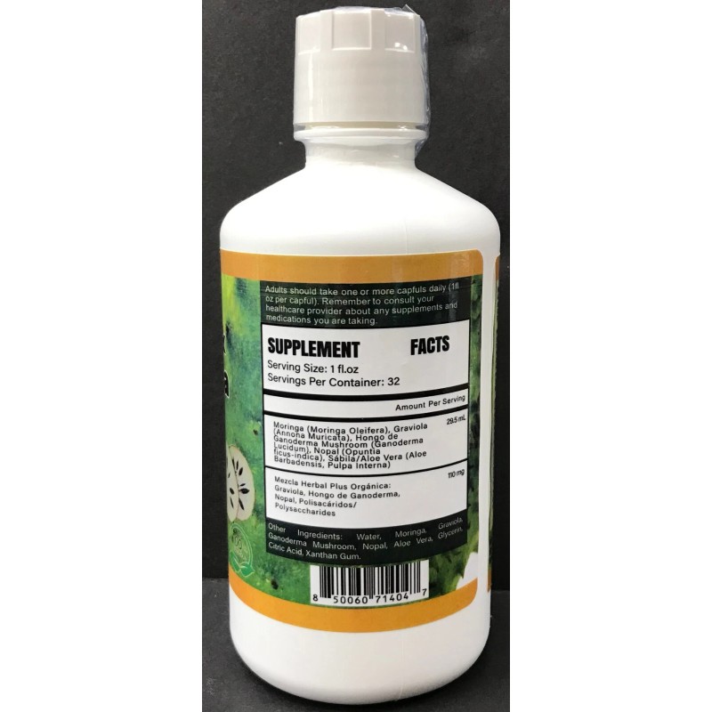 Good Health Buena Salud Moringa and Guanabana Liquid Dietary Supplement