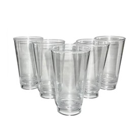 Shots caballito De Plástico Policarbonato de Colores. Paquete con 10 piezas de 1.5 onzas c/u. (Transparente)