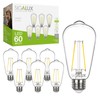 Sigalux EcoBright, T20 Compliant LED Edison Light Bulbs,E26 LED Bulb