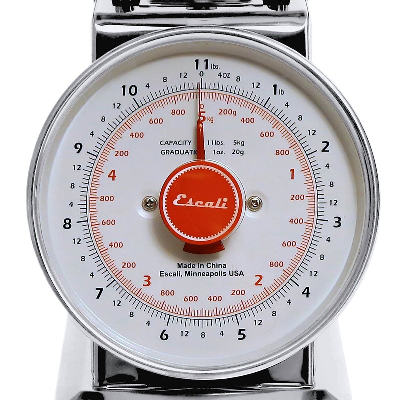 San Jamar Escali Promzr Mechanical Dial Scale with Bowl for