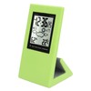 Weather Forcast Clock Solar Battery Powered Square LCD Display Timing