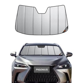 Pigenius Windshield Sun Shade for Lexus NX 2022-2025 Custom Front Window Sunshade - Safeguard