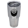 Elanze Designs Don't Hate Me I'm Beardful Silver Tone 30