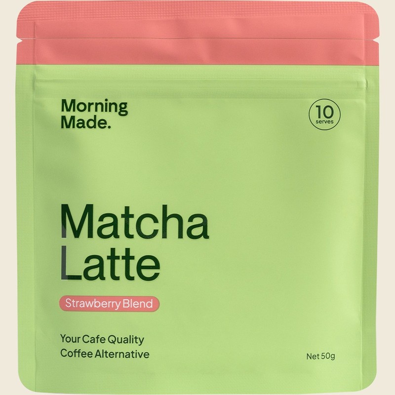 Morning Made Strawberry Matcha Latte 12x50g