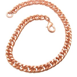 Copper Anklets CA652G - 1/4" wide - Available in 8 to 12 inch lengths - Choose your length below: (9 1/2 inch length)