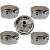 5 Packs W11030413 W10786063 W11027434 stove Knob range Compatible with
