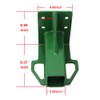 ELITEWILL Lawn Mower Garden Tractor Trailer Hitch Receiver Rear Attachment
