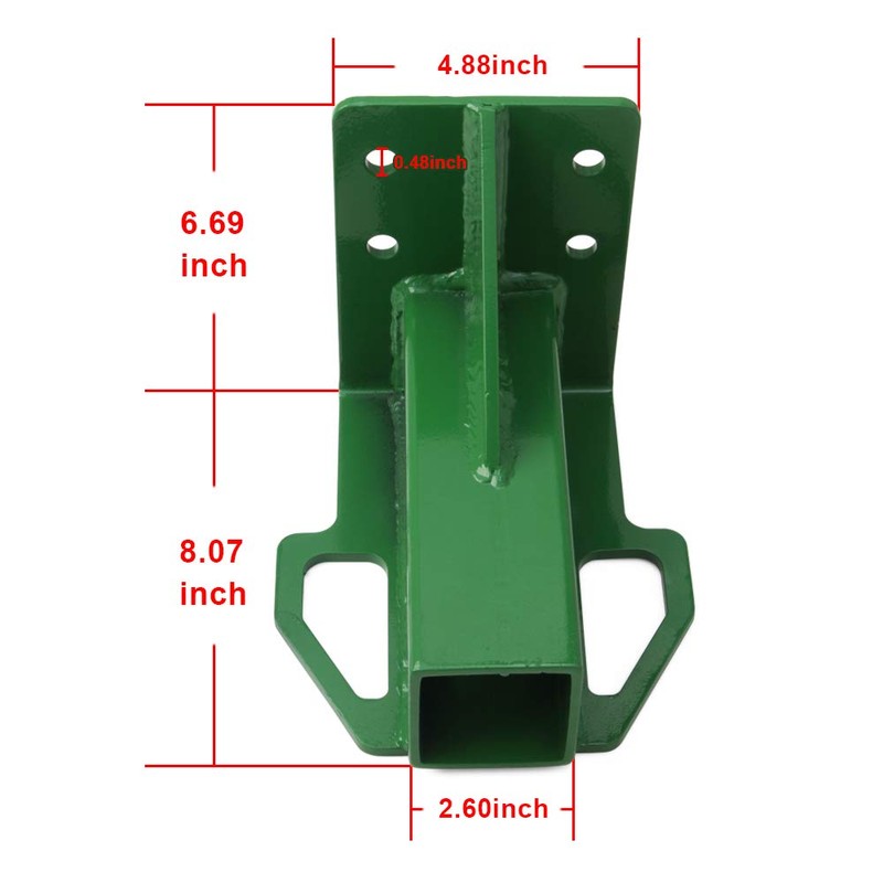 ELITEWILL Lawn Mower Garden Tractor Trailer Hitch Receiver Rear Attachment