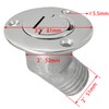 ISURE MARINE 2"(50mm) Boat Fuel Deck Fill/Filler with Keyless Cap