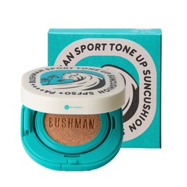 Bushman Sports Tone-Up Sun Cushion SPF50+ PA++++, 15g, 1 piece / 부쉬맨 스포츠 톤업 선쿠션 SPF50+ PA++++, 15g, 1개