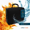Urban Nook Fireproof Document Box - 3-Layer Lockable Storage Box,