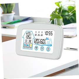 CAXUSD Digital Temperature and Humidity Monitor LCD Display Wireless Thermometer for Home Use Accurate Readings Compact Design Easy to Read Large Screen