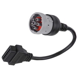 MasTrack KIMISS J1708 Diagnostic Cable | 6 Pin and OBD2 | Female 16 pin Adapter