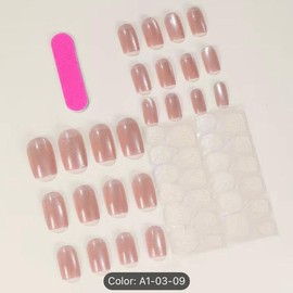 Pink Press On Nails Short Square Fake Nails Bling Cat Eye Glitter Design False Nails Handmade Gel Nails Acrylic Full Cover Nails 24pcs Nail Art Nail Care Nail Polish Polish Pack Cutics Manicure Cosmetic