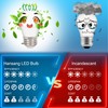 hansang Refrigerator Light Bulb E26 Base, 60Watt Equivalent, 5000K Daylight,