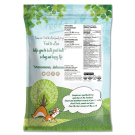 Organic Buckwheat Flour, 15 Pounds - Non-GMO, Kosher, Unbleached, Unbromated, Unenriched, Stone Ground, Powder, Meal, Sirtfood, Bulk