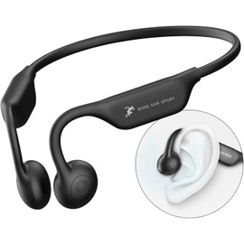 Bone Conduction Headphones - Bluetooth 5.4 Open Ear - Bone Conduction Earbuds 15Hrs Playtime Wireless Headset Sport Headphones for Running/Cycling/Gym/Workout/Hiking/Drive - Gift for Athletes/Runners