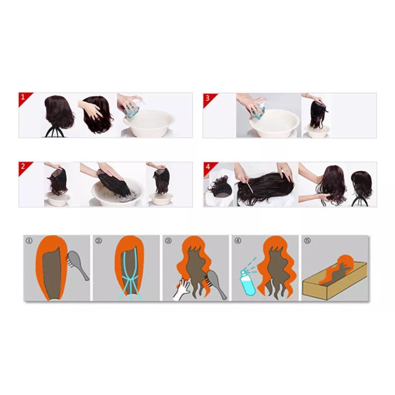 generic Wig Fashion Sintético Short De Pelo Natural Para Mujer