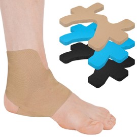 10 Count Precut Kinesiology Ankle Tape,Original Cotton Kinesiology Tape for Ankle,Prevent Ankle Sprain,Breathable & Waterproof,Elastic Athletic Tape for Ankles Ligament Support and Muscle