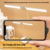 GcSige Dual Head LED Desk Lamp with Clamp, Eye-Caring Clip