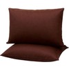 Gooeb Flat Ultra Thin Bed Pillows King Size Pillow Set