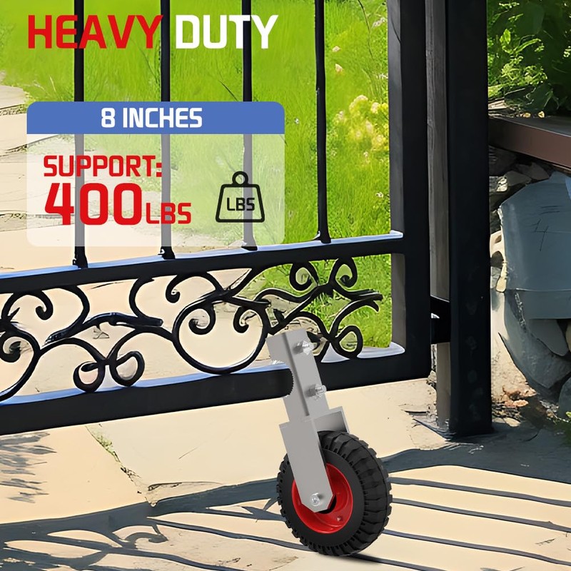 Gate Wheel 8 inch Under Mount Farm Gate Caster for