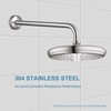 OFFO Shower Arm Flange Brushed Nickel 2.5 Inches in Outer